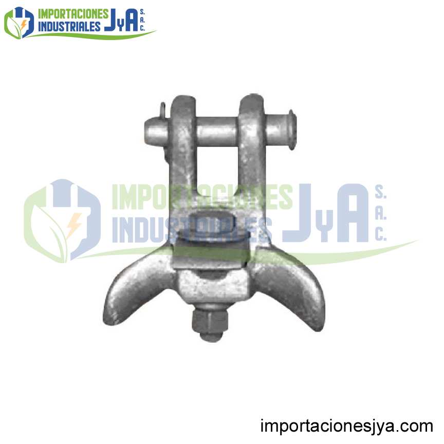 GRAPA SUSPENCION ANGULAR TIPO BARQUITO 16-70MM