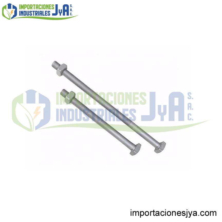 PERNO MAQUINADO F.G DE 3/4 X 20´´ C/TUERCA Y CONTRATUERCA