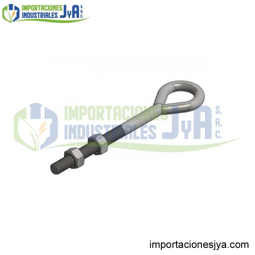 PERNO OJO F.G. DE 3/4X10´´CON TUERCA/CONTRATUERCA
