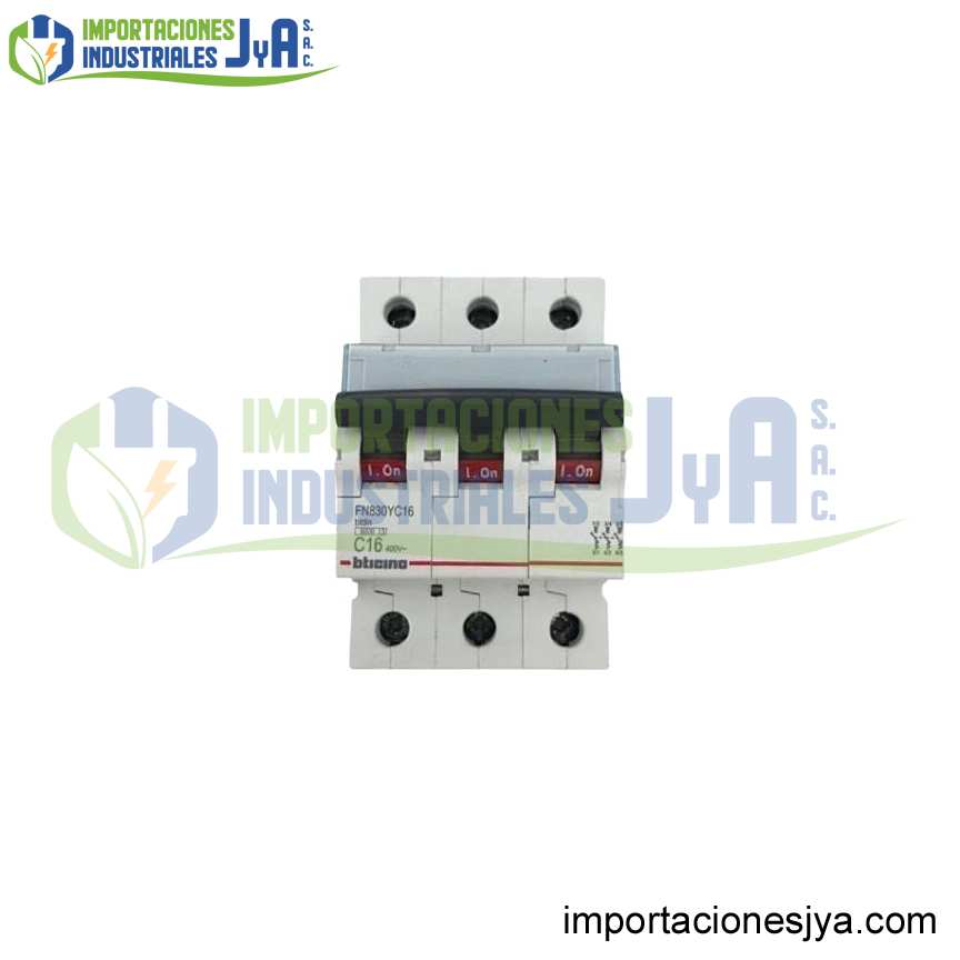 INTERRUPTOR TERMOMAGNÉTICO 3X50A 220V-10KA BTICINO LEGRAND