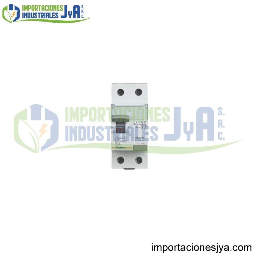 INTERRUPTOR DIFERENCIAL 2X63A 30MA 230V BTICINO LEGRAND