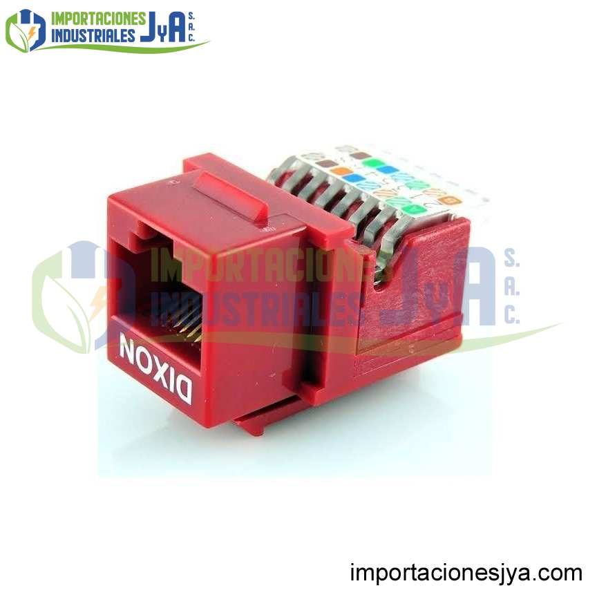 JACK RJ45 CAT5 ROJO/NEGRO/BLANCO/AZUL