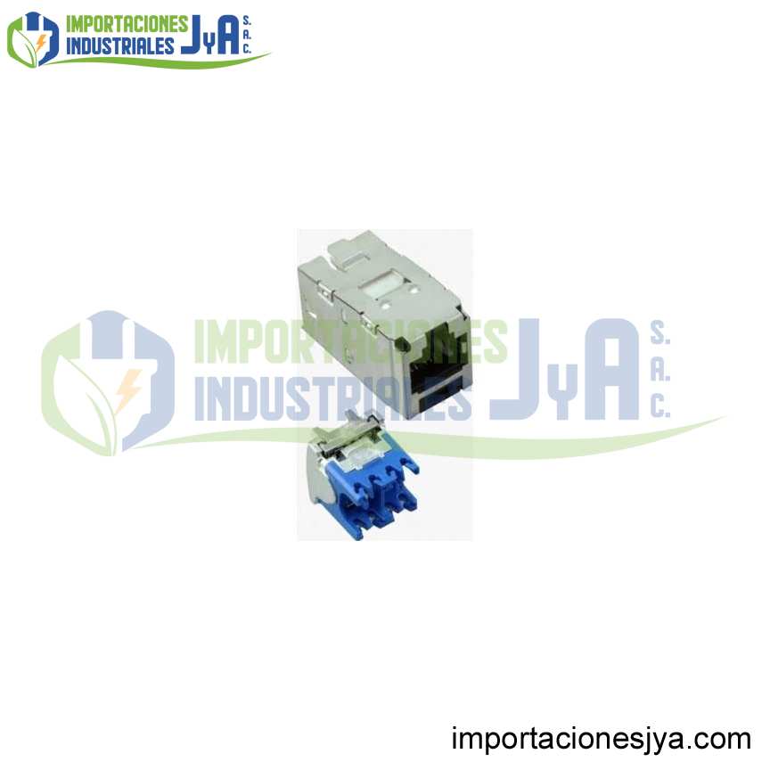 JACK RJ45 CAT6A ROJO/NEGRO/BLANCO/AZUL