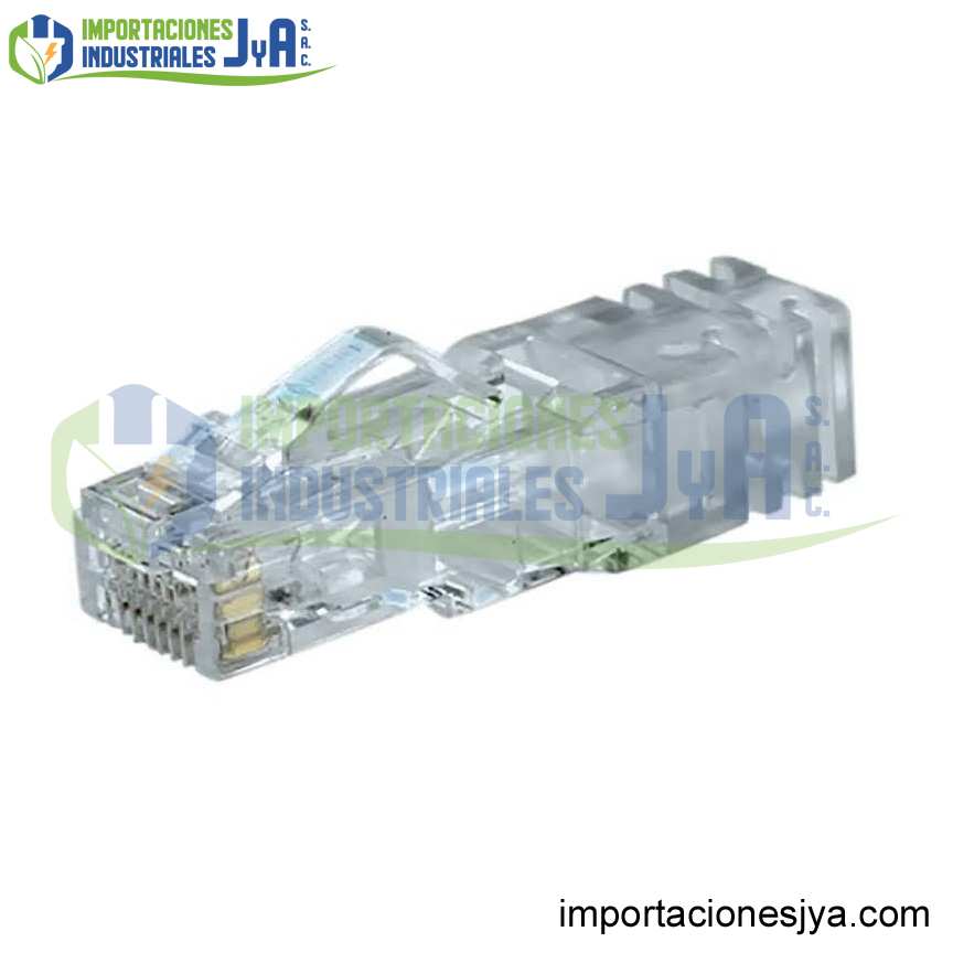 CONECTOR RJ45 CAT6A TRANSPARENTE