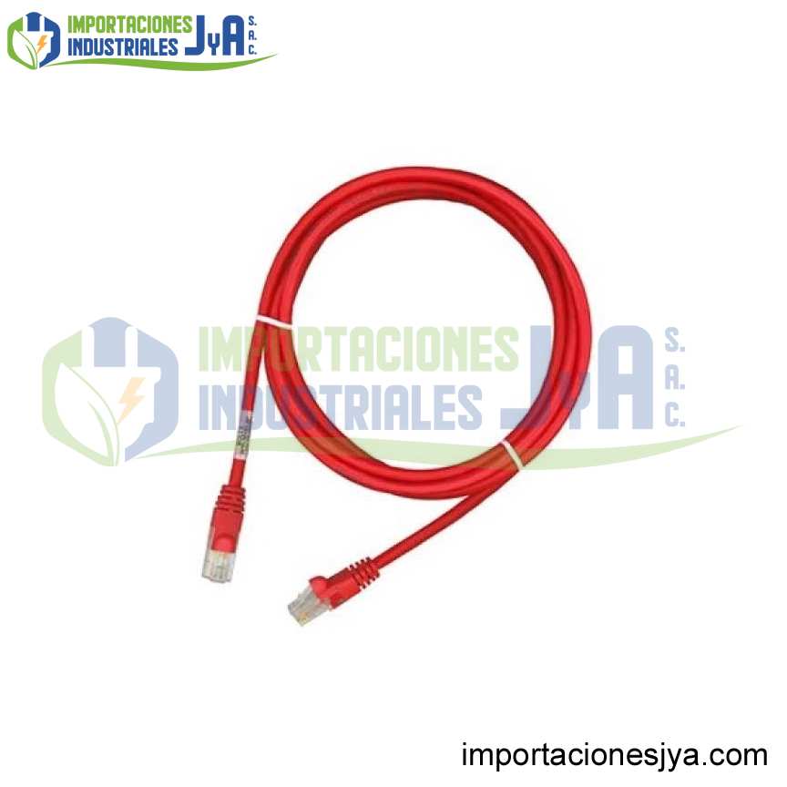 PACHCORD CAT6 DE 1MTS ROJO/NEGRO/AZUL PANNET