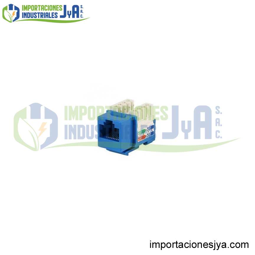 JACK RJ45 CAT6 ROJO/NEGRO/AZUL