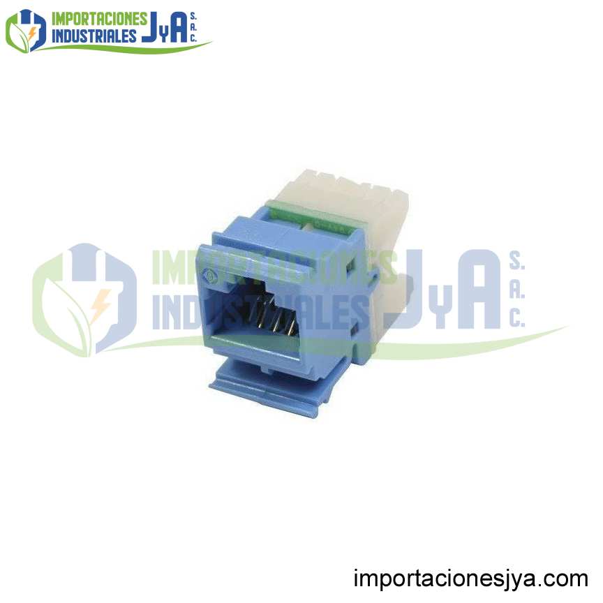 JACK RJ45 CAT6 ROJO/NEGRO/AZUL