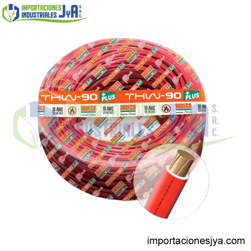 CABLE THW-90 +PLUS 450/750 V 10 AWG