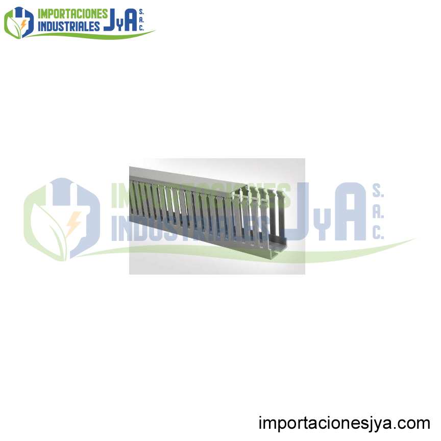 CANALETA RANURADA GRIS 30X30 X 2MTS