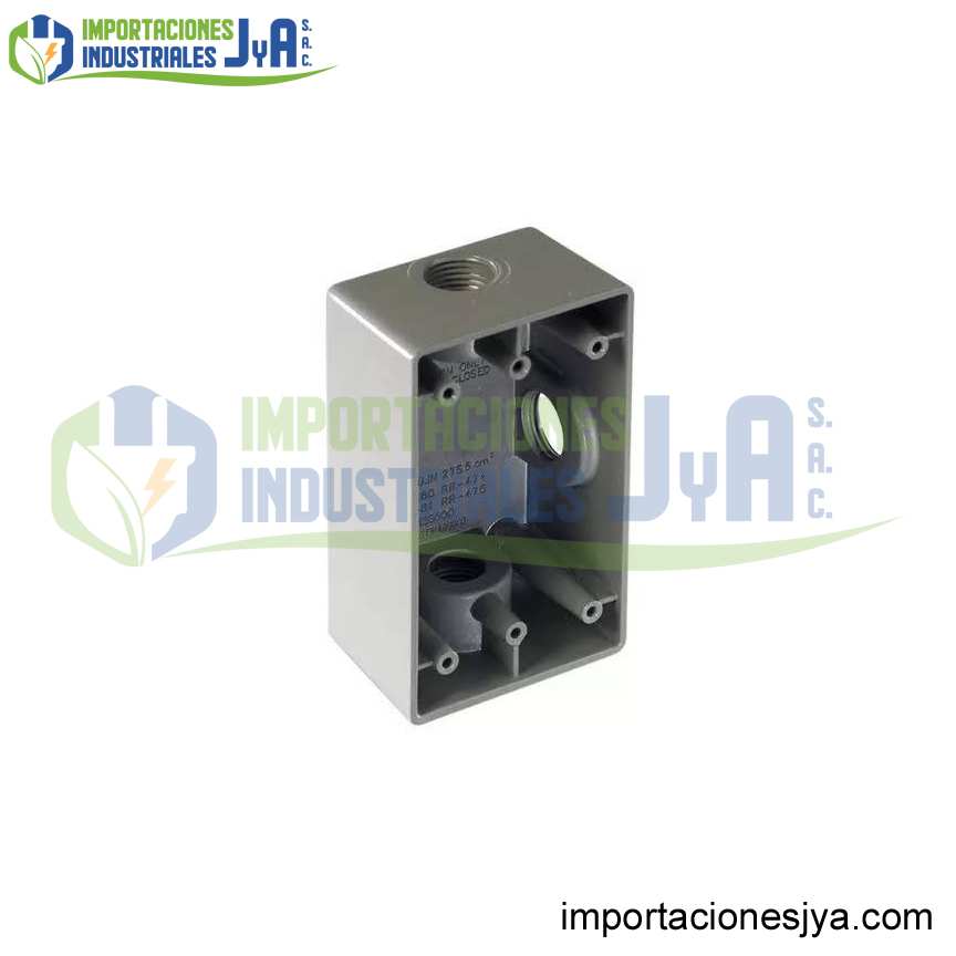 CAJA CONDULET RECTANGULAR DE 1PULG