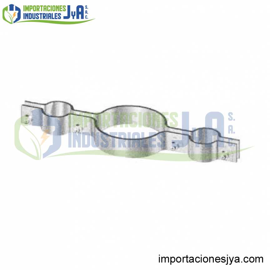 ABRAZADERA F. G. P/PASTORAL DOBLE DE 125MM